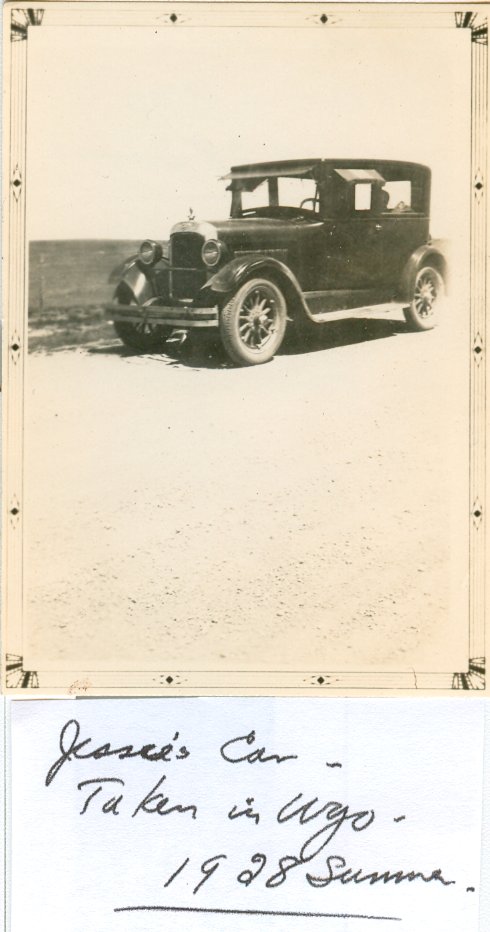 1928 Jesse's Car in WY.jpg (65636 bytes)